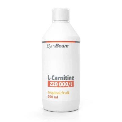 GymBeam Spalovač tuků L-Karnitin 500 ml POUZE tropical fruit (VÝPRODEJ)
