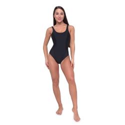 GymBeam Sportovní jednodílné plavky Black
