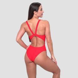 GymBeam Sportovní jednodílné plavky Red