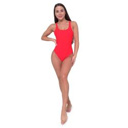 GymBeam Sportovní jednodílné plavky Red