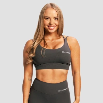 GymBeam Sportovní podprsenka BEAT Charcoal GymBeam Sportovní podprsenka BEAT Charcoal