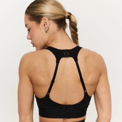GymBeam Sportovní podprsenka Combat Black