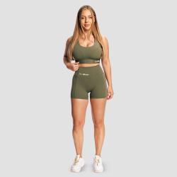 GymBeam Sportovní podprsenka Combat Olive Grey