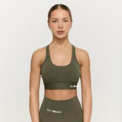 GymBeam Športová podprsenka Combat Olive Grey