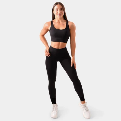GymBeam Sportovní podprsenka Cut-Out black