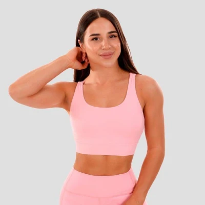GymBeam Sportovní podprsenka Cut-Out pink GymBeam Sportovní podprsenka Cut-Out pink