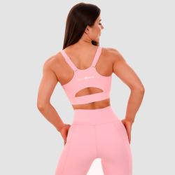 GymBeam Sportovní podprsenka Cut-Out pink