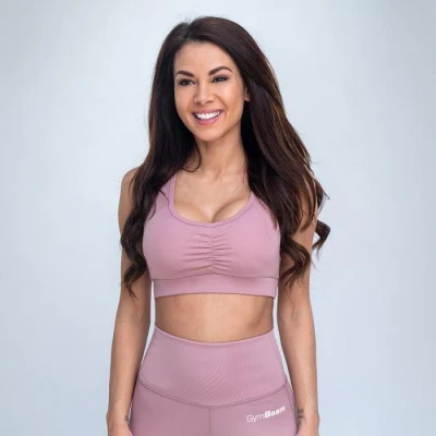 GymBeam Sportovní podprsenka Fave Dusty Rose GymBeam Sportovní podprsenka Fave Dusty Rose
