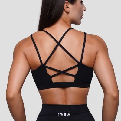 GymBeam Sportovní podprsenka FIT Black