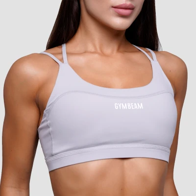 GymBeam Sportovní podprsenka FIT Mist Grey