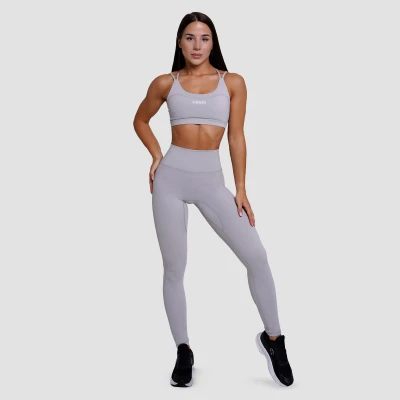 GymBeam Sportovní podprsenka FIT Mist Grey