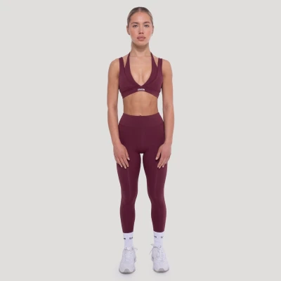 GymBeam Flow Wine dámská sportovní podprsenka