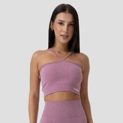 GymBeam Sportovní podprsenka Halter FLO Violet