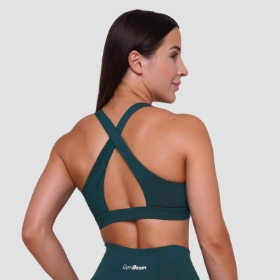 GymBeam Sportovní podprsenka Ignite Dark Green