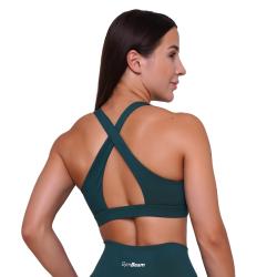 GymBeam Sportovní podprsenka Ignite Dark Green