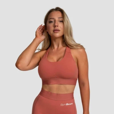 GymBeam Sportovní podprsenka Limitless Cinnamon GymBeam Sportovní podprsenka Limitless Cinnamon