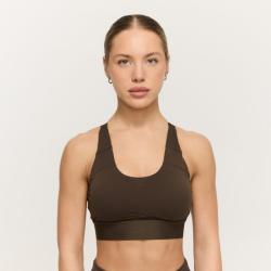 GymBeam Sportovní podprsenka Limitless Espresso
