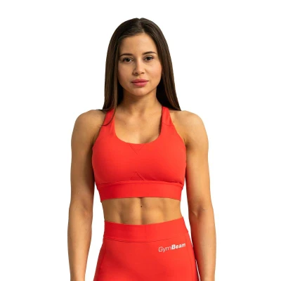 GymBeam Sportovní podprsenka Limitless Hot Red