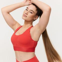 GymBeam Sportovní podprsenka Limitless Hot Red