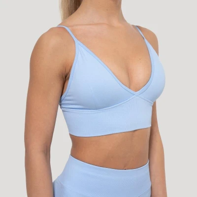 GymBeam Sportovní podprsenka Luma Baby Blue
