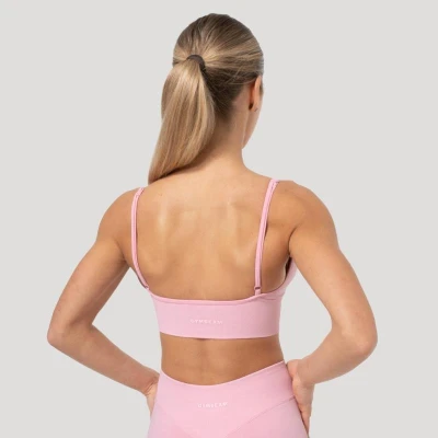 GymBeam Sportovní podprsenka Luma Baby Pink