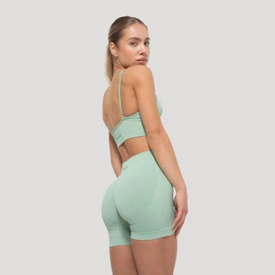 GymBeam Sportovní podprsenka Luma Pistachio