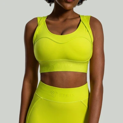 STRIX Sportovní podprsenka Lunar Chartreuse