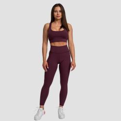 GymBeam Sportovní podprsenka Mesh Panel Eggplant
