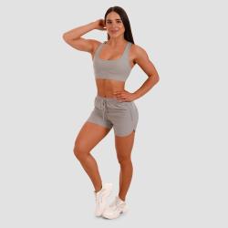 GymBeam Sportovní podprsenka Mesh Panel grey