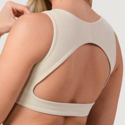 GymBeam Sportovní podprsenka NEO Almond