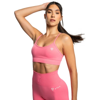 GymBeam Sportovní podprsenka Seamless String Sorbet - STRIX