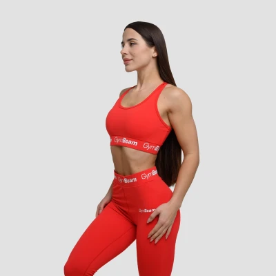GymBeam Sportovní podprsenka Simple Rouge Red