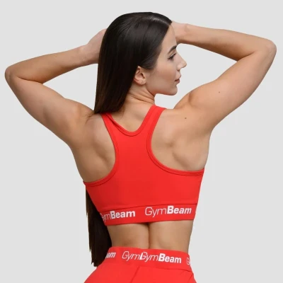 GymBeam Sportovní podprsenka Simple Rouge Red POUZE L (VÝPRODEJ)