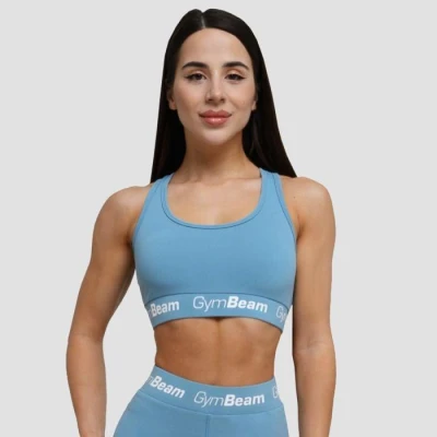 GymBeam Sportovní podprsenka Simple Steel Grey GymBeam Sportovní podprsenka Simple Steel Grey