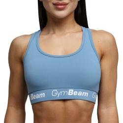 GymBeam Sportovní podprsenka Simple Steel Grey