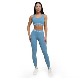 GymBeam Sportovní podprsenka Simple Steel Grey