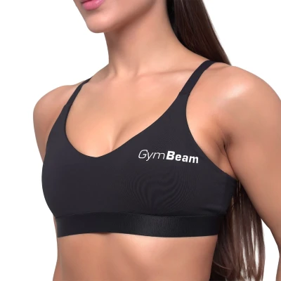 GymBeam Essence String Sports Bra Black