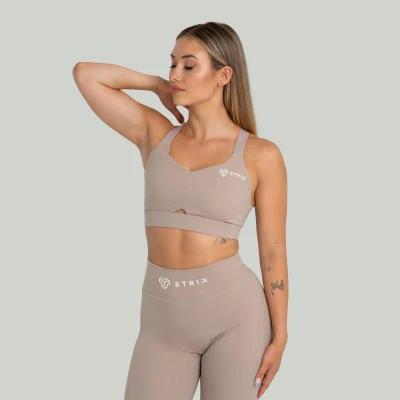 STRIX Sportovní podprsenka Taupe