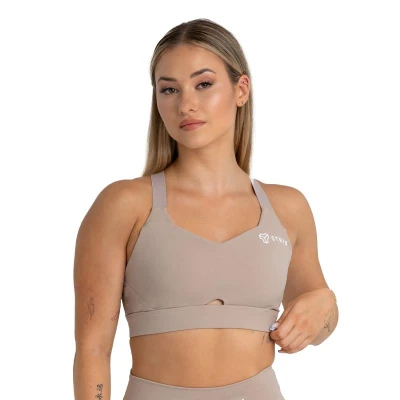 STRIX Sportovní podprsenka Taupe