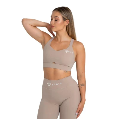 STRIX Sportovní podprsenka Taupe