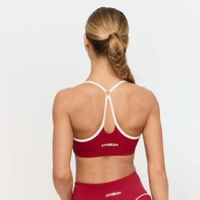 GymBeam Sportovní podprsenka Varsity Red
