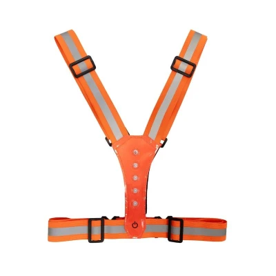 GymBeam Reflexní běžecká vesta Orange