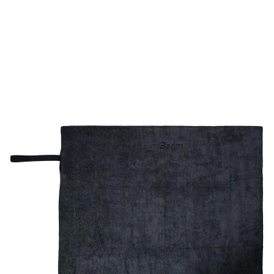 GymBeam Sportovní ručník z mikrovlákna Large Black