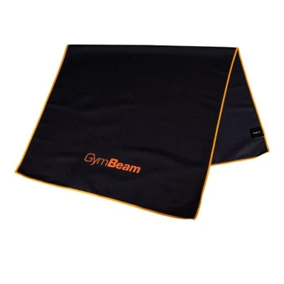 GymBeam Sportovní rychleschnoucí ručník Black/Orange GymBeam Sportovní rychleschnoucí ručník Black/Orange
