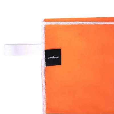 GymBeam Sportovní rychleschnoucí ručník Orange/White