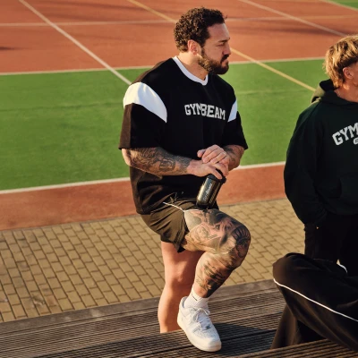 GymBeam Sportovní šortky Varsity Black