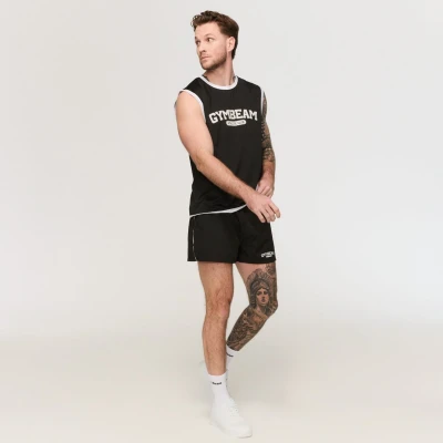 GymBeam Sportovní šortky Varsity Black