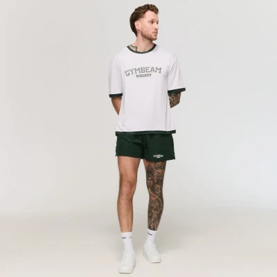 GymBeam Sportovní šortky Varsity Green