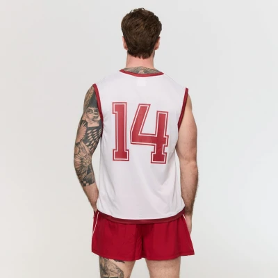 GymBeam Sportovní šortky Varsity Red