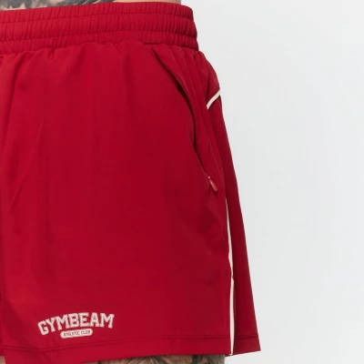 GymBeam Sportovní šortky Varsity Red